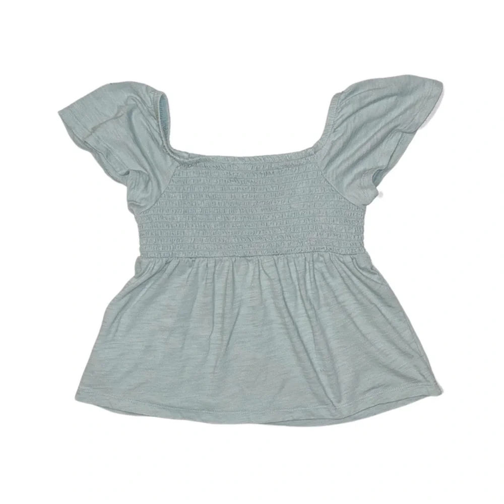 OLD NAVY Girl's Green Short Sleeve Top Size Medium 8